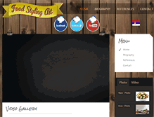 Tablet Screenshot of food-styling-art.com